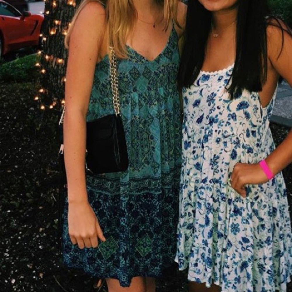 Planet Blue patterned dress